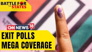 Exit Polls Live  Mega Coverage of UP Punjab Goa Manipur amp Uttarakhand Exit Poll on CNN News18 [upl. by Louisa]