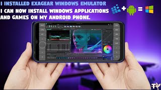 I Installed Windows 10 Emulator On My Android Phone  Exagear [upl. by Imorej170]