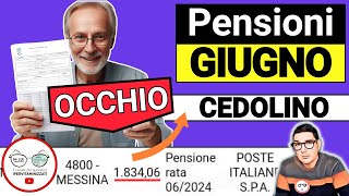 📑 CEDOLINO PENSIONI GIUGNO ➡ NOVITà IMPORTI TABELLA NETTI 📈 AUMENTI 0€ IRPEF PAGAMENTI CONGUAGLI [upl. by Mariette881]