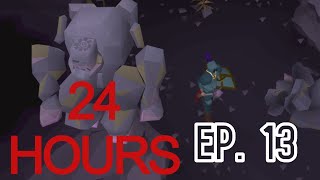 24 hours of mind golems  loot  f2p ironman 13 [upl. by Elleuqram]