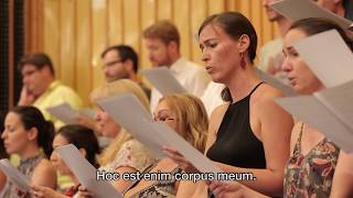 Hoc est enim corpus meum original English version for choir [upl. by Etka255]