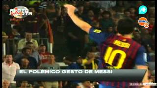 Messi provoca torcida do Real Madrid [upl. by Cleve]