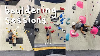 progress journey as a beginner climber  bouldering sessions [upl. by Talbot]