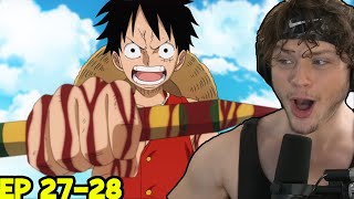 LUFFY ALMOST DIES  LUFFY VS DON KRIEG  One Piece Episode 2728 Reaction [upl. by Giddings423]