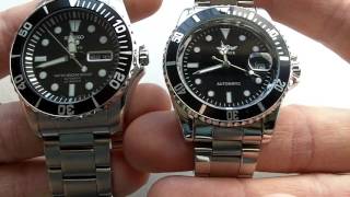 Winner automatic watch review submariner style [upl. by Etti]