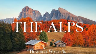 The Alps 4K  Captivating Autumn in the Iconic Dolomites with Vibrant Foliage  4K UHD [upl. by Haynor531]