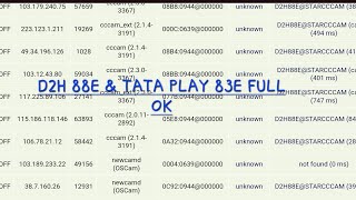 D2H 88E amp TATA PLAY 83E CCCAM PANEL BIG OFFER 2024 [upl. by Trimble394]