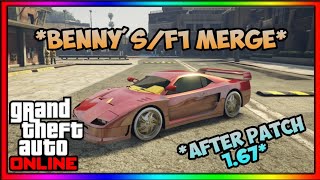 WORKING NOW GTA 5 SOLO CAR TO CAR MERGE GLITCH BENNYSF1 WHEELS ON ANY CAR AFTER PATCH 167 [upl. by Buchheim669]