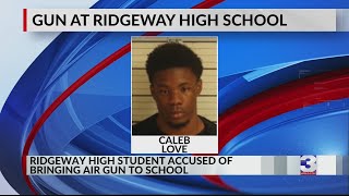 Ridgeway High School student accused of bringing air gun to school [upl. by Etnwahs39]