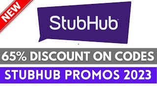 Stubhub Discount Code 2023 How To Find Stubhub Discount Code [upl. by Petr501]