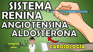 SISTEMA RENINA ANGIOTENSINA ALDOSTERONA FISIOLOGÍA GUYTON SRAA 📝👨🏻‍⚕️ SÚPER FACIL [upl. by Heimlich]