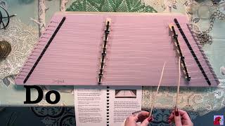 My First Hammered Dulcimer Lesson 1 Scales│Songbird Dulcimers [upl. by Charteris598]