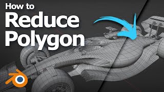 Blender How to Reduce Polygons using UnSubdivide with Decimate Modifier [upl. by Dniren]