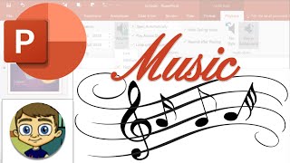 Adding Music to PowerPoint Presentations  PowerPoint Tutorial [upl. by Peckham]