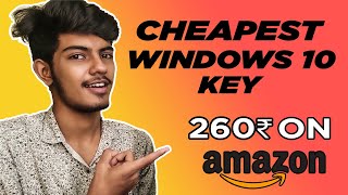 Cheapest Windows 10 Pro Key 260 Rupees on Amazon [upl. by Simmonds]