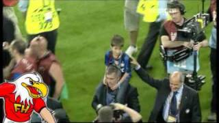 Mourinho last moments with Inter Milan after the UCL final 2010 [upl. by Ppilihp]