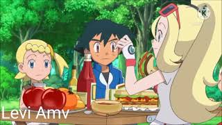 pokemon journey amv Ash vs korrina  Rock n roll [upl. by Orlan]