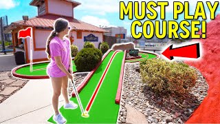 This Mini Golf Course Completely Surprised Us  Epic Course [upl. by Sheeb]