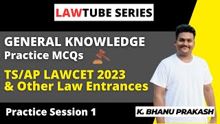 General Knowledge Practice Session for TS amp AP Lawcet 2023  Part 1  Lawcet Adda  K Bhanu Prakash [upl. by Sackville621]