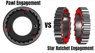 Pawl Engagement vs Star Ratchet Engagement [upl. by Hales]