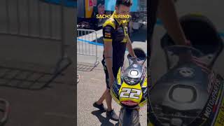 sniper team Moto3 bikes engine warm up enginewarmup moto3bike [upl. by Nagrom]