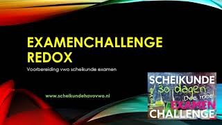 Examenchallenge redox vwo scheikunde [upl. by Sivraj]