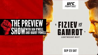 The Preview Show UFC Vegas 79 Fiziev vs Gamrot [upl. by Rodavlas]