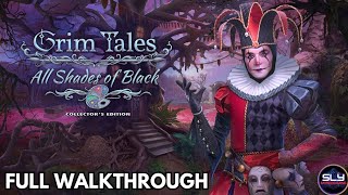 Lets Play  Grim Tales 24  All Shades of Black  Full Walkthrough [upl. by Wilkie302]