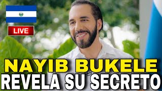 Nayib Bukele REVELA SU SECRETO Mensaje DIRECTO AL MUNDO ENTERO El Salvador [upl. by Ennoitna]