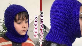 Crochet balaclavaeasy and Beautiful balaclavawinterwarmerneckwarmercrochet and knitting studio [upl. by Feer]