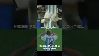 Messi reaction to montiel penalty subscribe [upl. by Juli]