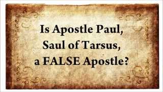 Apostle Paul or FAKE Apostle Paul revised [upl. by Aicercal]