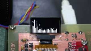 16bit RealTime FFT Demo on an 8bit AVR ATMega88 8Mhz [upl. by Uchish]