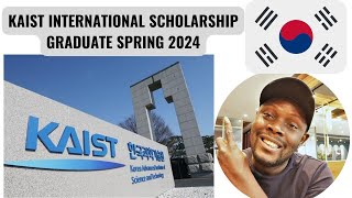 KAIST INTERNATIONAL GRADUATE APPLICATION FOR THE 2024 SPRING ADMISSION [upl. by Fried]