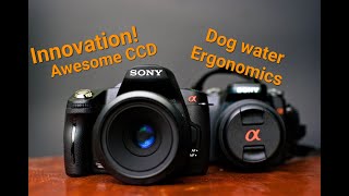 The Sony A390  Innovative High Res CCD Ergonomics not for humans [upl. by Bashuk928]