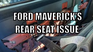 2024 Ford Maverick Unveiling the Car Seat Problem [upl. by Willie]