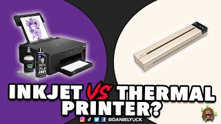 Inkjet Vs Thermal Tattoo Printers [upl. by Yrennalf]