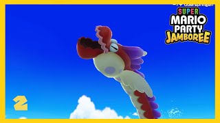 Lets Play Super Mario Party Jamboree Part 2 Bosskampf gegen den Drachenaal [upl. by Elleinaj631]