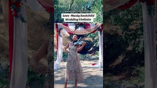 love musiqsoulchild violincover wedding weddingsong weddingmusic electricviolin weddings fy [upl. by Ijies]