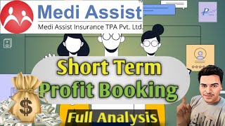 Medi Assist Healthcare Share  Short Term Profit Booking  Review  Analysis [upl. by Nehr860]