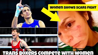 2 Trans Boxers cleaned to Compete in Paris Olympic as WOMEN  Imane Khelif Smashed female opponent [upl. by Wisnicki]