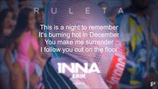 INNA  Ruleta feat Erik  Lyric Video Lyrics on Screen [upl. by Geminian]