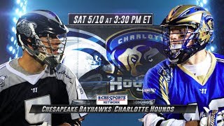 Chesapeake  Charlotte Saturday May 10th 330 PM [upl. by Figone]