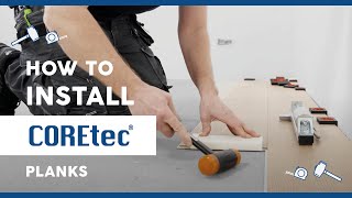 How to Install COREtec® flooring Flooring Installation Guide [upl. by Ydnyc944]