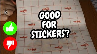 Avery Self Laminating Adhesive Laminate For Stickers [upl. by Preiser468]