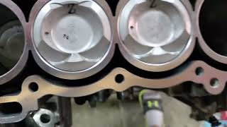 Part 58 1nzfe Pistons and Base Plate Install How to rebuild your Toyota Engine [upl. by Lannie411]