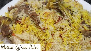 Mutton Zafrani Pulao  Zafrani Yakhni Pulao  EidUlAdha Special  Yasmin Huma Khan [upl. by Stock]