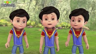 Teen Tigada Kaam Bigada  Part  04  Vir The Robot Boy  Hindi Cartoon  spot [upl. by Eneleuqcaj]