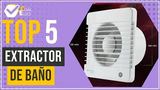 Extractor de baño  Top 5  CuálElijo [upl. by Nocaj]