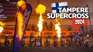 Tampere Supercross 2024  Racing gas bikes on an Ebike [upl. by Ayaros439]